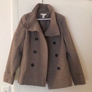 H&M Camel Pea Coast Size 8 Like New